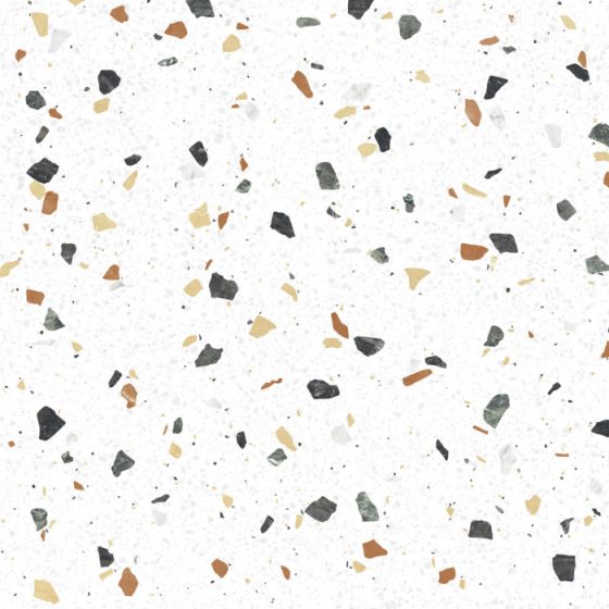 Πλακάκι γρανίτη Keros Galaxy Blanco 59,6×59,6 σε μωσαϊκό σχέδιο με ματ φινίρισμα